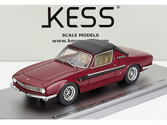 FERRARI 330 GT 2+2 sn.6109 ミケロッティ カブリオレ クローズド 1964 ボルドーブラック/ Kess-Model 1/43 ミニカー