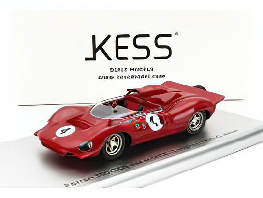 FERRARIフェラーリ 350 P4 SPIDER CANAM s/n0858 N 4 TASMAN GP LONGFORD 1968 C.AMON  RED/Kess-Model 1/43ミニカー