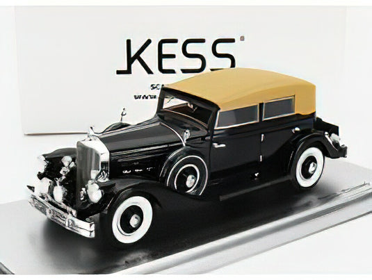 PIERCE ARROW  124 CONVERTIBLE BERLINE SEDAN LE BARON CLOSED 1933  BLACK/Kess-Model 1/43ミニカー