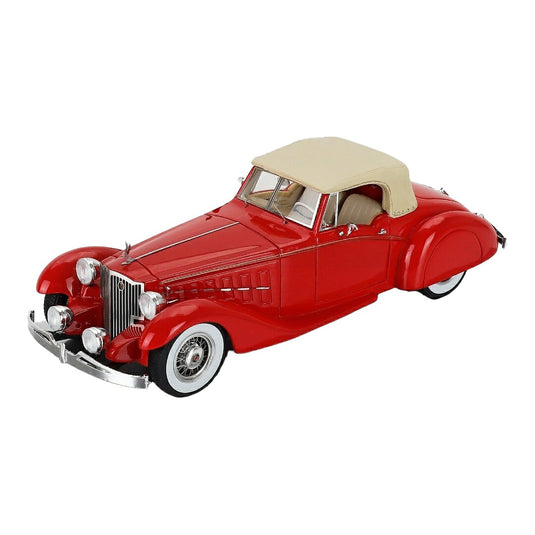 Packardパッカード Bayliff 1107 ロードスター クローズド 1934 レッド/ベージュ 限定版 / Kess-Model 1/43 ミニカー