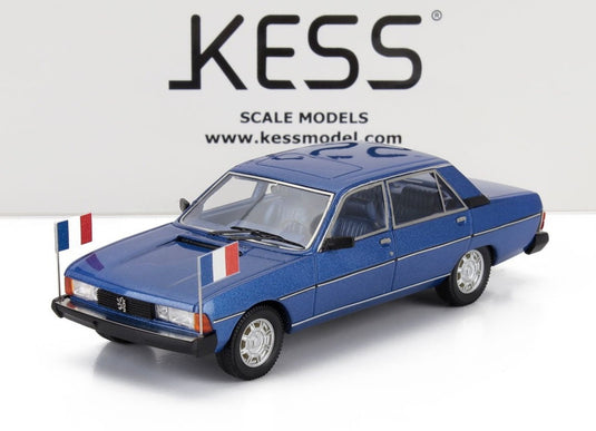 【予約】2026年発売予定PEUGEOT 604 GTi V6 大臣仕様 1983 ブルー/ Kess-Model 1/43 ミニカー