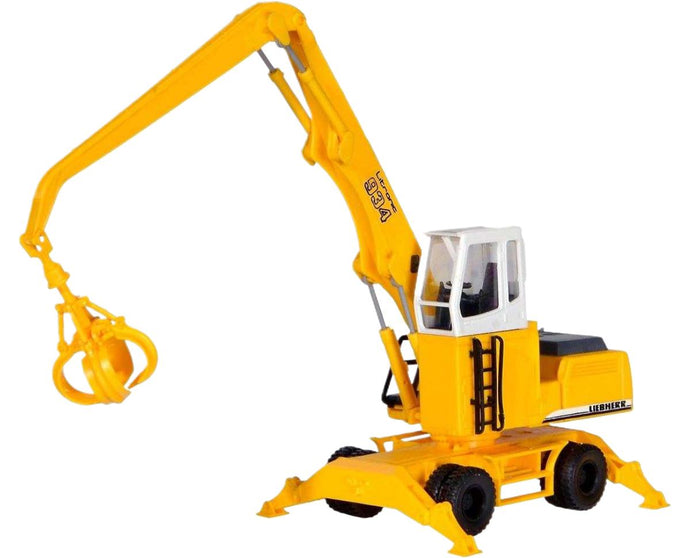 Liebherr 934 マテリアルハンドラー 11282 ショベル / Kibri 1/87 建設機械模型 工事車両