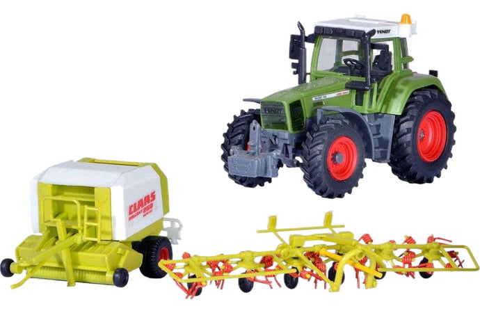 Fendt トラクター アタッチメント付き 12233 農業機械 / Kibri 1/87 建設機械模型 工事車両