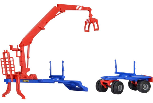 Doll 長木材構造 トレーラー / Kibri 1/87 建設機械模型 工事車両