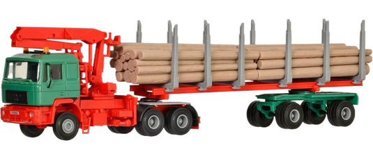 MAN 短材・長材運搬車 / Kibri 1/87 ミニカー 模型