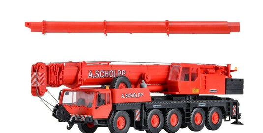 Liebherr 伸縮式トラッククレーン LTM モバイルクレーン / Kibri 1/87 建設機械模型 工事車両