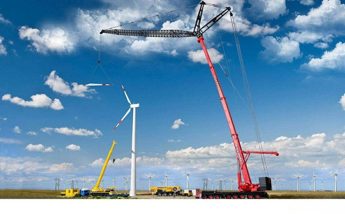 Liebherr LTM 1400 ラッフィングジブ 13005 モバイルクレーン / Kibri 1/87 建設機械模型 工事車両