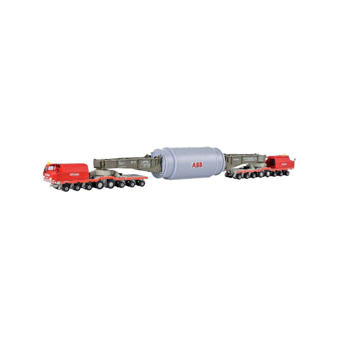DB Heuler 発電機固定子積載 重量物運搬自走車 積載車 / Kibri 1/87 建設機械模型 工事車両