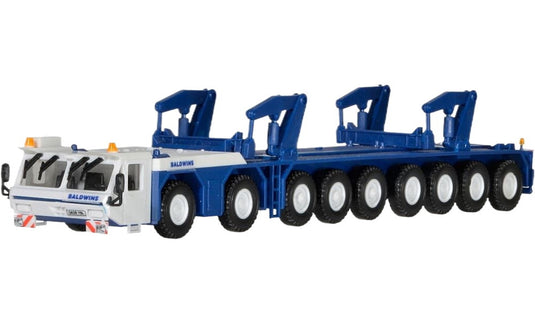 Baldwins 伸縮トランスポートビークル / Kibri 1/87 建設機械模型 工事車両