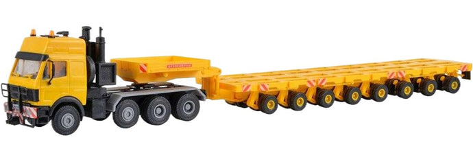 Mercedes Benz SK Scheuerle プラットフォーム低床 積載車 / Kibri 1/87 建設機械模型 工事車両