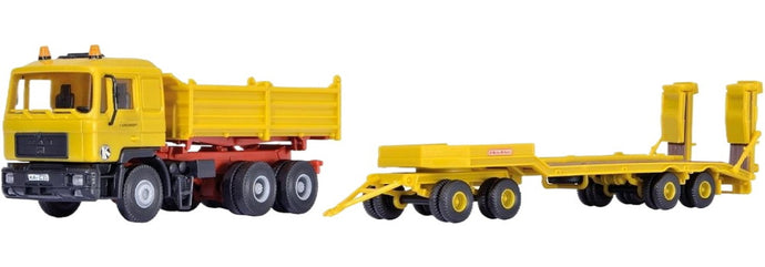 Kirchhoff MAN ティッパー ローローダー / Kibri 1/87 建設機械模型 工事車両