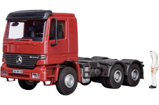 Mercedes Benz Actros 3ユニットトラクター / Kibri 1/87 建設機械模型 工事車両