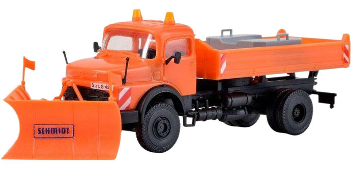 Mercedes Benz 丸フード Schmidt Pointed 除雪機 / Kibri 1/87 建設機械模型 工事車両