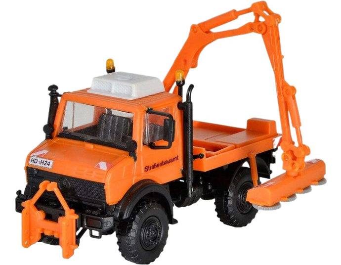 Unimog クリアランスカッター 15004 / Kibri 1/87 建設機械模型 工事車両