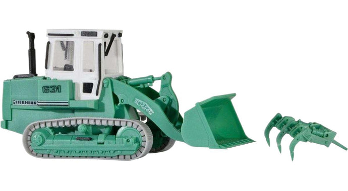 SchwarzBau Liebherr キャタピラー 631 15205 ブルドーザ / Kibri 1/87 建設機械模型 工事車両