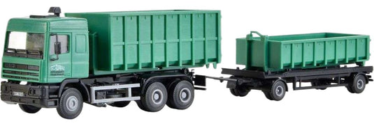 SchwarzBau DAF 3軸 鍬とダンプ ダンプ / Kibri 1/87 建設機械模型 工事車両