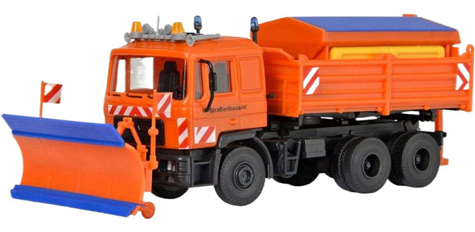 MAN 高速道路除雪車 サイド付き トラック / Kibri 1/87 建設機械模型 工事車両