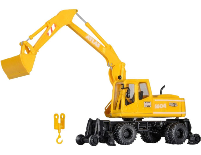 Atlas 軌陸両用エクスカベーター / Kibri 1/87 建設機械模型 工事車両