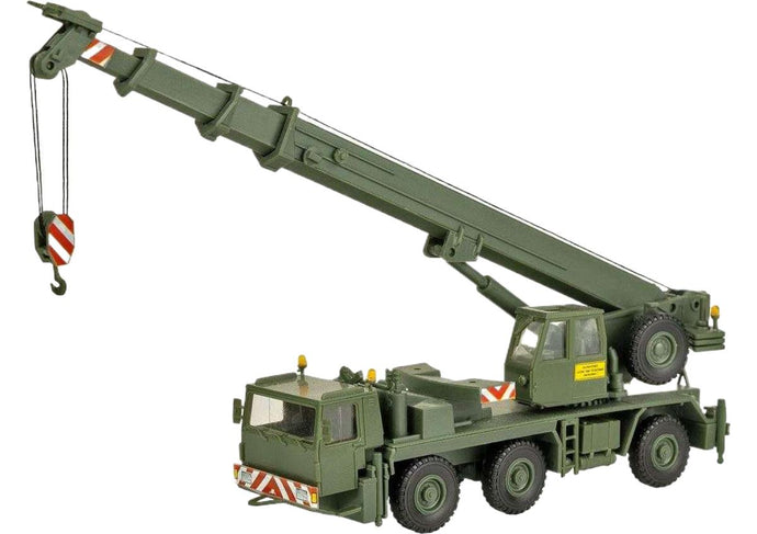 ドイツ連邦軍 Liebherr モービルクレーン LTM 1050/3 モバイルクレーン / Kibri 1/87 建設機械模型 工事車両