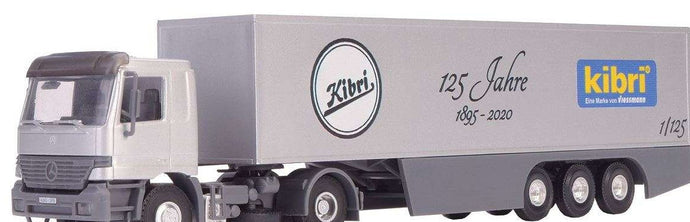 Mercedes Benz Act 2軸 ボックス トラック / Kibri 1/87 建設機械模型 工事車両