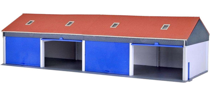 トラック4台用ガレージ 38136 / Kibri 1/87 建設機械模型 工事車両