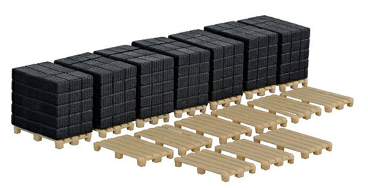 パレット 荷物 物流 ジオラマ プラスチックモデル 組み立てキット 模型 小物 / Kibri 1/87 ミニカー 模型