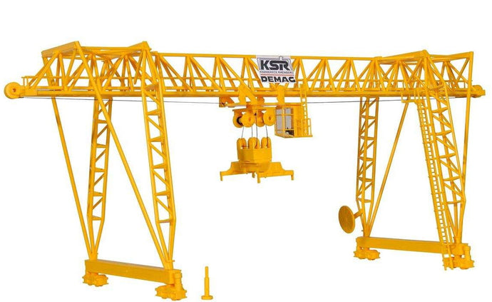 Demag コンテナクレーン 38530 / Kibri 1/87 建設機械模型 工事車両