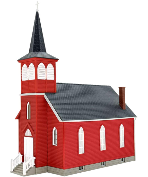 田舎の教会 LED照明付き 38845 / Kibri 1/87 建設機械模型 工事車両