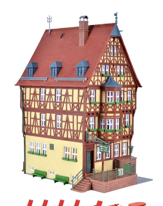 Kibri house with bay window in Miltenberg 38902 1/87 模型