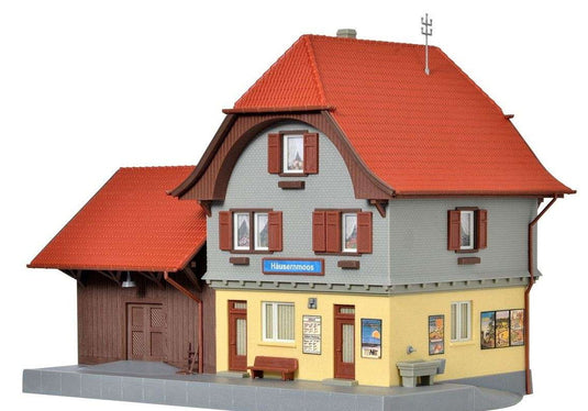 Kibri train station in H?usermoos in the Emmental including house lighting starter set 39490 1/87 模型