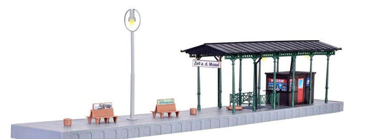 Kibri platform in Zell on the Moselle with LED lighting, functional kit 39564 1/87 模型
