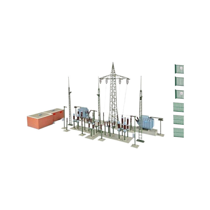 変電所 Unterwerk Baden Baden / Kibri 1/87 建設機械模型 工事車両