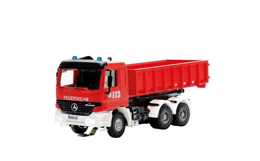 Kibri Feuerwehr Mercedes Benz Actros Roll-off Container Functional Model 8050 1/87 模型
