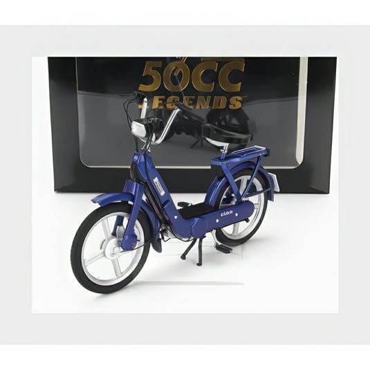 KK SCALE Piaggio Vespa Ciao 1985 (For Germany) ブルー Met KK50CC10032/ KK-SCALE 1/10 ミニカー