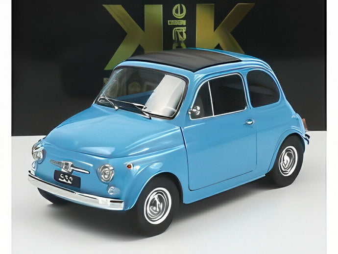 【予約】FIAT 500 1968 ライトブルー/ KK-SCALE 1/12 ミニカー
