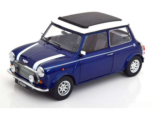 Mini Cooper Sunroof, blue metallic/white/KK-SCALE 1/12ミニカー