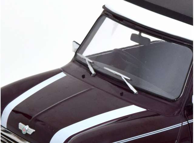 Mini Cooper Sunroof, purple/white Doors can be opened and you can display with closed or open sunroof/KK-SCALE 1/12ミニカー