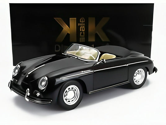 【予約】PORSCHE 356A スピードスター 1955 ブラック/ KK-SCALE 1/12 ミニカー