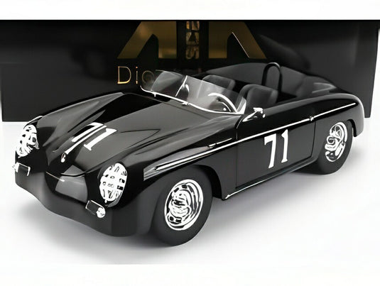 【予約】PORSCHE 356 スピードスター No.71 1955 ブラック/ KK-SCALE 1/12 ミニカー
