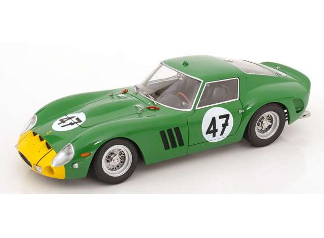 1963年 Ferrari 250 GTO #47 1000km ニュルブルクリンク グリーン/ホワイト/イエロー/ KK - Scale  1/12 ミニカー