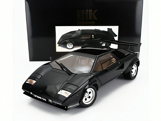 LAMBORGHINI カウンタック LP 5000S QV 1985 ブラック/ KK-SCALE 1/12 ミニカー