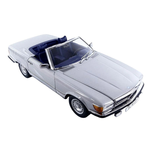メルセデスベンツ 450 SL R107 1985 シルバー / KK Scale 1/12 ミニカー