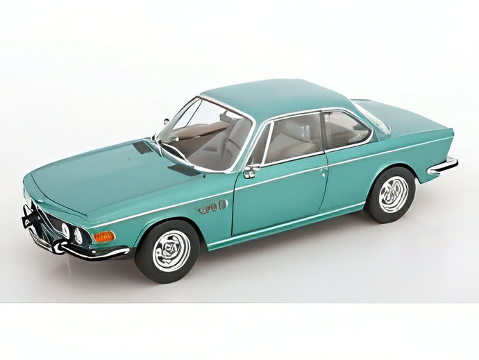 【予約】2026年発売予定BMW 3.0 CSi E9 クーペ 1971 アルミリム ターコイズメタリック/ KK-SCALE 1/12 ミニカー