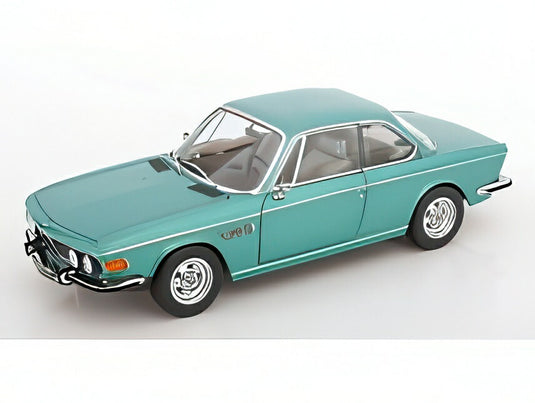 【予約】2026年発売予定BMW 3.0 CSi E9 クーペ 1971 アルミリム ターコイズメタリック/ KK-SCALE 1/12 ミニカー