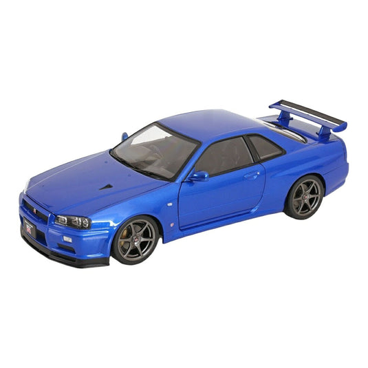 【予約】2026年発売予定 Nissan日産 Skylineスカイライン GT-R R34 V-SPEC II 2001 ブルーメタリック 限定生産 / KK-SCALE 1/12 ミニカー