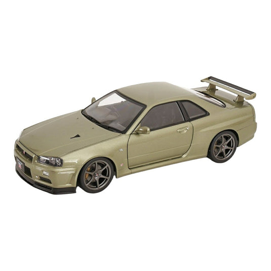 【予約】2026年発売予定 Nissan日産 Skylineスカイライン GT-R R34 V-SPEC NUR 2001 グリーンメタリック 限定生産 / KK-SCALE 1/12 ミニカー
