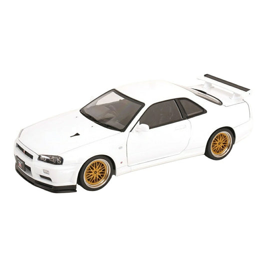 【予約】2026年発売予定 Nissan日産 Skylineスカイライン GT-R R34 V-SPEC II 2001 ホワイト BBSホイール 限定生産 / KK-SCALE 1/12 ミニカー