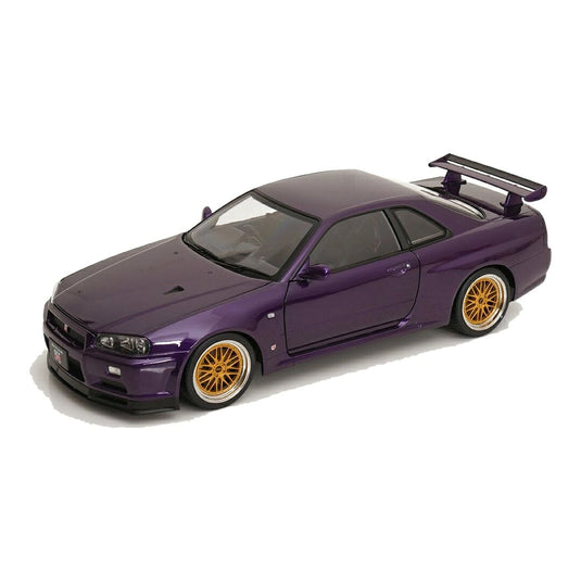 【予約】2027年発売予定 Nissan日産 Skylineスカイライン GT-R R34 V-SPEC II 2001 BBSホイール パープル 限定品 / KK-SCALE 1/12 ミニカー