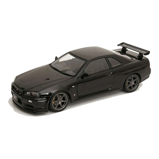 【予約】2027年発売予定 Nissan日産 Skylineスカイライン GT-R R34 V-SPEC II 2001 ブラック 限定版 / KK-SCALE 1/12 ミニカー