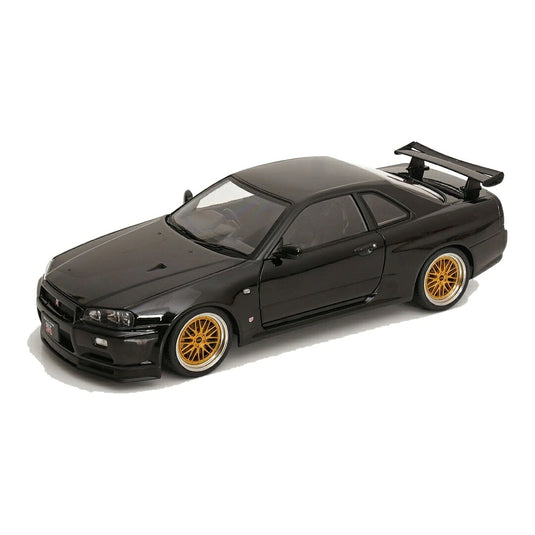 【予約】2027年発売予定 Nissan日産 Skylineスカイライン GT-R R34 V-SPEC II 2001 ブラック BBSホイール 限定版 / KK-SCALE 1/12 ミニカー